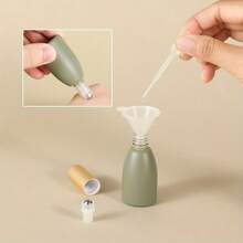 10 件 0.41 盎司精油滚珠瓶，配有 5 个漏斗和 5 个滴管，不锈钢滚珠玻璃瓶，带金色瓶盖，不含酒精，适用于旅行香水和芳香疗法，香水瓶 - 滾珠瓶 - 查看 3