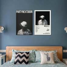 1 张音乐专辑经典海报、时尚专辑封面个性化帆布海报、墙壁艺术印刷品、朋友礼物、用于家居装饰卧室装饰，无框架 - 彩色 - 查看 4