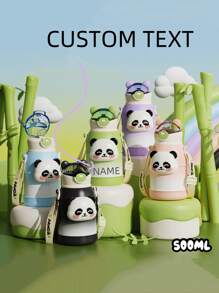 Custom New Fashionable Portable Children's Insulated Cup Cartoon Thermal Bottle Student Strap 316 Stainless Steel Straw Water Bottle,Multi-Functional,Ornamental,Letter,Solid Color,Exquisite,Colorful,Cute,Adorable,Casual,Custom,Personalised,Unique,Customized,Baby Gifts,Ideal Gifts For Him,Ideal Gifts For Her,Son,Daughter