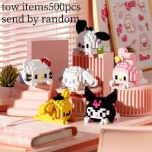 1 Set DIY Cute Panda Series, Multiple Building Methods In 1 Box, Leisure Building Block Toy, Panda Theme Puzzle Building Blocks, Creativity Toy, Ideal For Holiday, New Year, Spring Festival Interesting Pet Building Blocks, Fun Small Building Challenge, Cultivate Hands-On And Brain Skills, Building Block Set, DIY Creative Home Decor Toy, Adult Building Block Set Gift, Perfect For Holiday, Birthday, Christmas Gifts
