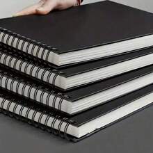 1 Pack 30 Pages Top-Grade Spiral-Bound Sketch Book, Art Sketchpad, Life Drawing Pad, Suitable For Adult Beginners And Artists