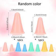20pcs Colorful Knit Knitting Needles Point Protectors 2 Sizes Needle Tip Stoppers For Knitting Craft,Quilting, DIY Art And Sewing