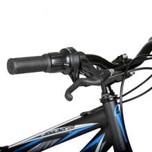 Bicicleta de montaña "Shocker" de 20 pulgadas, llantas de 20 pulgadas, grupo de edad 8-13 años, color negro - Negro - Ver 7