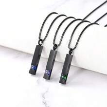 Urn Necklaces For Ashes Birthstone Cube Urns For Human Ashes Memorial Cremation Urn Locket Keepsake Ashes Jewelry - Multicolor - View 6