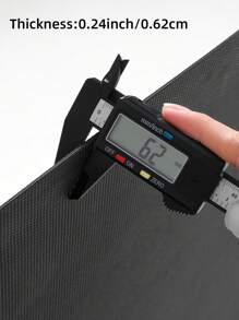 1PC- Front Door Mat Outside Entrance, All-Season Heavy Duty Rubber Doormat, Fade Resistant, Low-Profile, Easy Clean Patio Entryway, Weave Brown Home Bathroom Decor Bath Rug Floor Carpet Outdoor Rug Door Mat Fall Decor Bathroom Accessories Back To School Entryway Decor - Brown - View 9