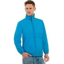 B&C Sirocco Mens Lightweight Jacket / Mens Outer Jackets (Atoll) - 100% Nylon - Blue - View 2