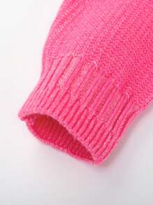 Annil Suéteres de punto para niños y niñas en ropa infantil, elásticos, holgados, de moda, de dos tonos, cálidos para el invierno.