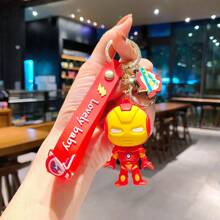 Superhero  Model Keychain The Avengers  Key Rings For Backpack Ornament Accessories Backpack For School Cartoon