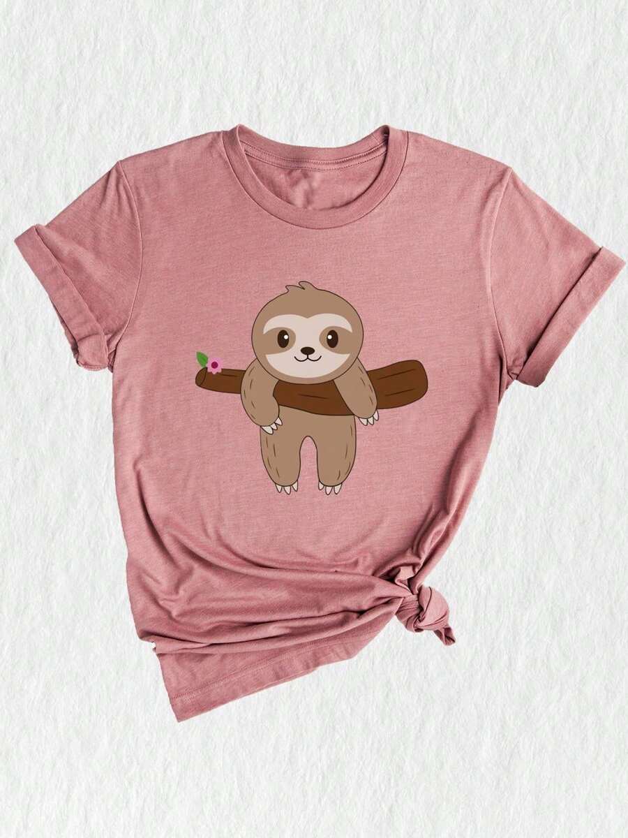 Sloth Shirt, Cute Sloth Shirt, Sloth Lover Shirt, Animal Shirt, Sloth Lover Gift, Sloth Birthday Shirt, Funny Sloth Shirt
