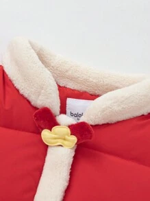 Balabala Baby Down Jacket, New Year , 2025 Chinese-Style Festival Wear - Chinese Red - View 6