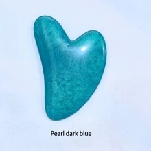 1 pezzo Gua Sha Board, raschietto Gua Sha in resina naturale per massaggi viso, collo, schiena e corpo, massaggiatore per il corpo in resina per la cura della pelle