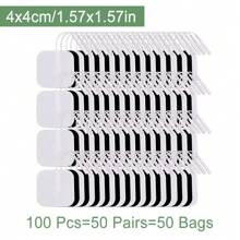 各种尺寸电极垫 2mm 针连接器替换凝胶垫 高品质 EMS 按摩贴片 适用于 TENS 装置 无纺布肌肉刺激器 最优价格 - 彩色 - 查看 29