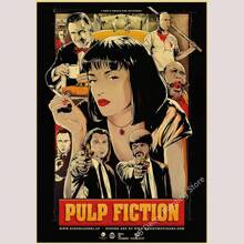 1 pièce Affiche d'art mural sans cadre, impression sur canevas haute qualité d'un film classique. Affiche de série de films anciens, œuvre murale vintage pour décoration de bar, salon, cinéma familial, populaire
