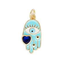1 peça de pingente de hip hop personalizado com pedra de zircônia microincrustada de cobre para pulseira, colar, brincos, chaveiros e acessórios