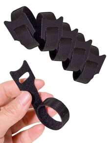 20 件 6 英寸可重复使用电缆扎带、可调节电线带、多色电缆整理器、电线缠绕和钩环电线管理，适用于整理家庭、办公室和数据中心、车库