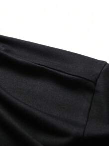 Plus Size Men Short Sleeve Polo Shirt, Vintage Basic Style, Fashion