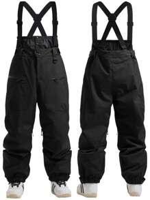 Herren Skihose, isolierte, wasserdichte Schnee-Latzhose für den Outdoor-Bereich, atmungsaktiv, Arbeitshose, Winterbekleidung für Herren, Schneehose, Jogginghose, Frühlingsbekleidung Jumpsuit