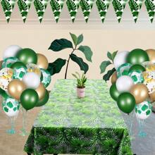 Jungle Party Balloons Garland Arch Kit, Gold Green Balloons Dinosaur Party Decoration With Palm Leaves For Animal Wild One Woodland Birthday Shower Decoration Party Supplies, Jungle Party Decorations, Birthday Decorations, Birthday