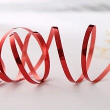 50 卷卷曲丝带，1/5 英寸宽 x 11 码，金属气球绳卷，用于礼品包装，多种颜色丝带，用于蝴蝶结工艺品