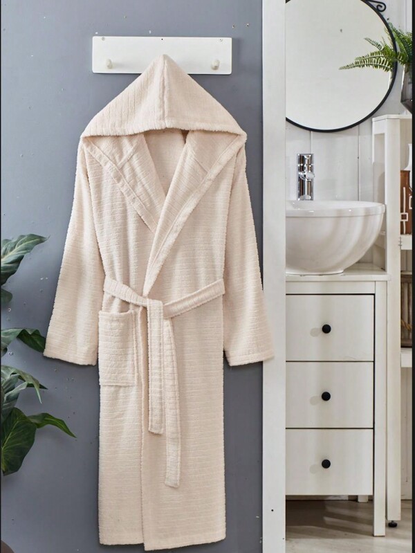 Accappatoio donna morbido e soffice, accappatoio uomo con cappuccio in spugna di cotone, unisex, accappatoio da sauna donna con cintura lunga, taglie S/M - L/XL, decorazione per casa e bagno estiva
