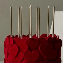 6 piezas de velas rectas de colores dorado champán/plateado/variados, velas decorativas de alta calidad para pastel de cumpleaños, adecuadas para cumpleaños, fiestas, bodas, días festivos, decoración de habitación