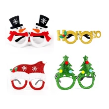 1/3/4/6 PCS Christmas Decorations, Christmas Glasses, Party Decorations, Christmas Products, Snowman Deer Antler Eyeglass Frames