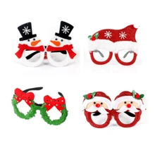 1/3/4/6 PCS Christmas Decorations, Christmas Glasses, Party Decorations, Christmas Products, Snowman Deer Antler Eyeglass Frames