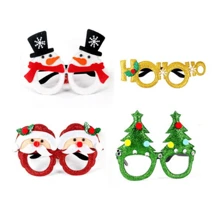 1/3/4/6 PCS Christmas Decorations, Christmas Glasses, Party Decorations, Christmas Products, Snowman Deer Antler Eyeglass Frames