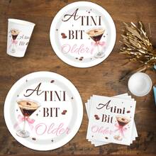 Classy Cocktails Party Supplies Set - Happy Hour Plates And Napkins - Pool Party - Summer Cocktails Party -Birthday Party - Margarita Cups, Plates And Napkins - Beach Party Tableware Kit - 20241112-fM-coffee Martini Tableware Set - View 7