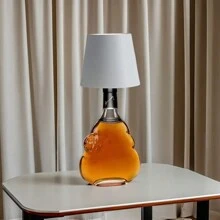 1 đèn chai không dây, chụp đèn chai không dây với 3 nhiệt độ màu, đèn LED chai rượu có thể sạc lại có thể điều chỉnh độ sáng liên tục cho bất kỳ chai nào, đèn bàn cho phòng ngủ, nhà hàng, quầy bar - Trắng - Xem 5