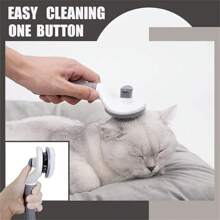 5 sztuk/zestaw prezent dla miłośników kotów/psów i psów/mam kotów kochających zestaw narzędzi do pielęgnacji zwierząt, prezent dla miłośników kotów/psów i psów/mam kotów kochających szczotkę dla zwierząt, dwustronny grzebień, szczotka do masażu kąpielowego, grzebień na pchły, z torbą do przechowywania, dostępne w kolorze szarym, różowym, niebieskim, odpowiednie dla miłośników kotów/psów i psów/mam kotów kochających pielęgnację zwierząt, kąpiel i opiekę zdrowotną