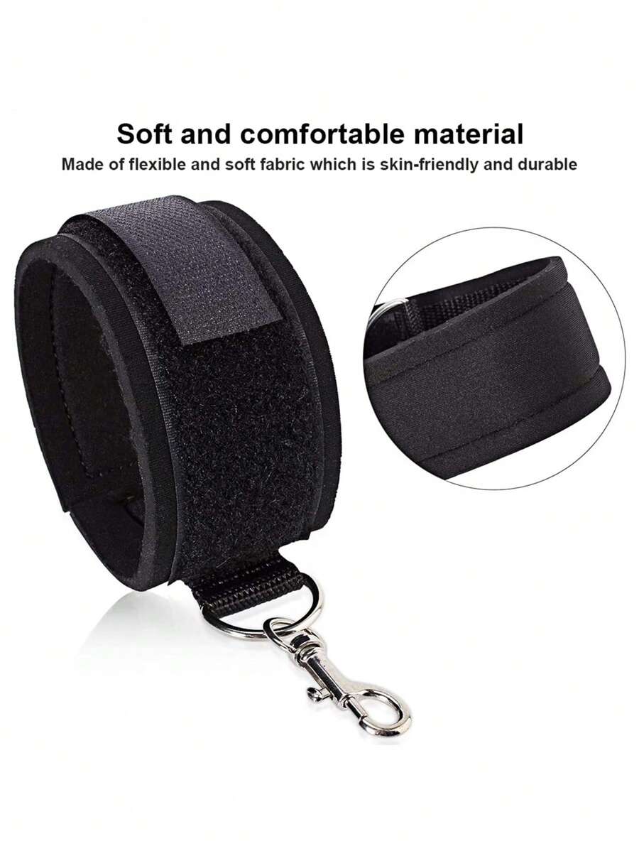 Sangles Nylon Avec Poignets Réglables Pour Chevilles Peluche 2024 - Noir