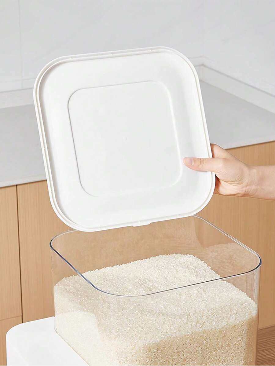 25 LBS Extra Large Airtight Rice Container, Household Grain Storage Bin ...
