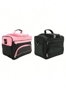 Multi-Functional Storage Tool Bag, Large Capacity Makeup Bag, Cosmetic Bag, Hairstyling & Beauty Tools Organizer - Multicolor - View 9