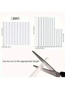 5/10/20pcs, Replacement Diffuser Filters For Humidifier & Aroma Diffuser, Replaceable Filter Element, Improve Air Quality And Comfort, Can Be Cut To Desired Length - Multicolor - View 7