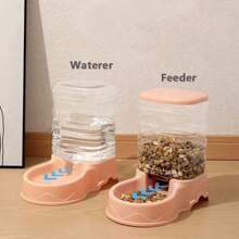 3.8L Pp Material Pet Feeder Pet Fountain Drink Bowl Automatic Pet Feeder Large Dog Food Dispenser