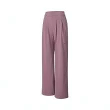 Nike Women's Solid Color Pleated Minimalist Casual Long Pants, Daily Wear