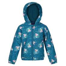 Regatta Chaqueta acolchada de  hada de charcos de barro para niños/as (Gulfstream) - Azul - Ver 1