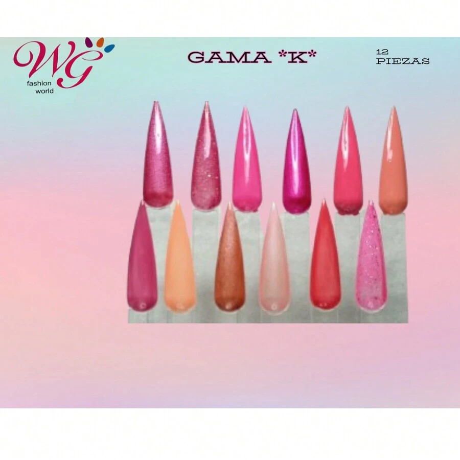 GEL SEMIPERMANENTE *17 GAMAS DIFERENTES*12 piezas - Multicolor - Ver 1