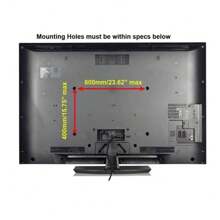 SLIM LCD LED PLASMA FLAT TV WALL MOUNT BRACKET 40 42 43 46 47 48 50 55 60 65 70 - 1 - View 2