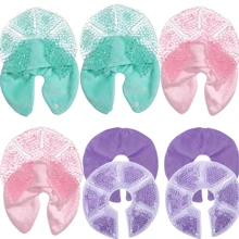 Brusteisspender mit weichen Bezügen, Brust-Gel-Kühl-Eisspender, Brustkühl-/Wärmekissen, stillnotwendige Artikel, wiederverwendbarer Stilleis-/Wärmepack für Stillen
