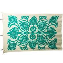 Viscose Beach Sarong Farmy Style Floral Sankofa Without Fringe Elegant Prints Summer 2025 - Green - View 2