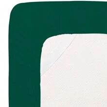 Juego de sábanas de bambú de lujo súper suaves de 4 piezas para cama matrimonial - Verde esmeralda - Ver 4