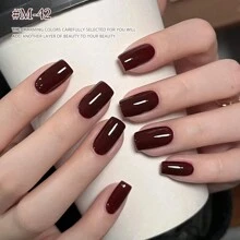 XEIJAYI 15ml Red Gel Nail Polish,UV Light Cure For Nail Art DIY Manicure At Home, Red Nail Art Design Suitable For Christmas Nails,2024 New White Showing Red Manicure - 彩色 - 查看 6