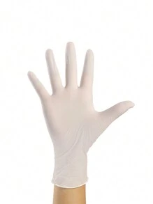 20PCS~100pcs Disposable Nitrile Gloves, High Elastic Thickening Hairdressing Pattern Embroidery Auto Insurance Repair Nitrile Gloves