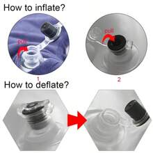 U-Shape Travel Pillow For Airplane Inflatable Neck Pillow Travel Accessories 4Colors Comfortable Pillows For Sleep Home Textile - Blue - View 7