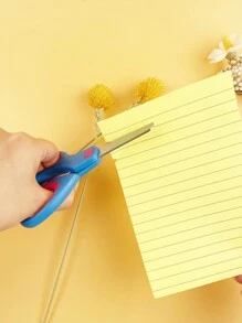 Motarro* 1 件蓝色左手布料剪刀、裁缝剪刀、DIY 学生剪刀、家用缝纫和剪纸工具配件、返校、学校用品