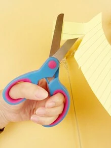 Motarro* 1 件蓝色左手布料剪刀、裁缝剪刀、DIY 学生剪刀、家用缝纫和剪纸工具配件、返校、学校用品