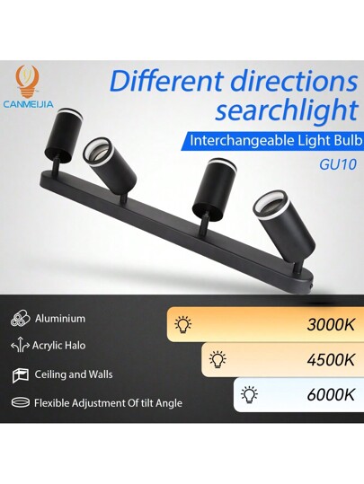 Plafondspot GU10 Inbouw Meerkoppig - Afbeelding 5