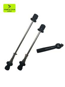 New Bicycle Skewer Lever Quick Release Bike QR Wheel Locking Security Anti Theft Skewers For MTB Mountain Road Cycling Hub Parts - Multicolor - View 1